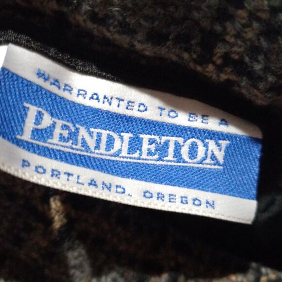 Vtg Pendleton Windowpane Plaid Pencil Skirt-Size 8-Knee Length-Lined-USA Made - Picture 8 of 10